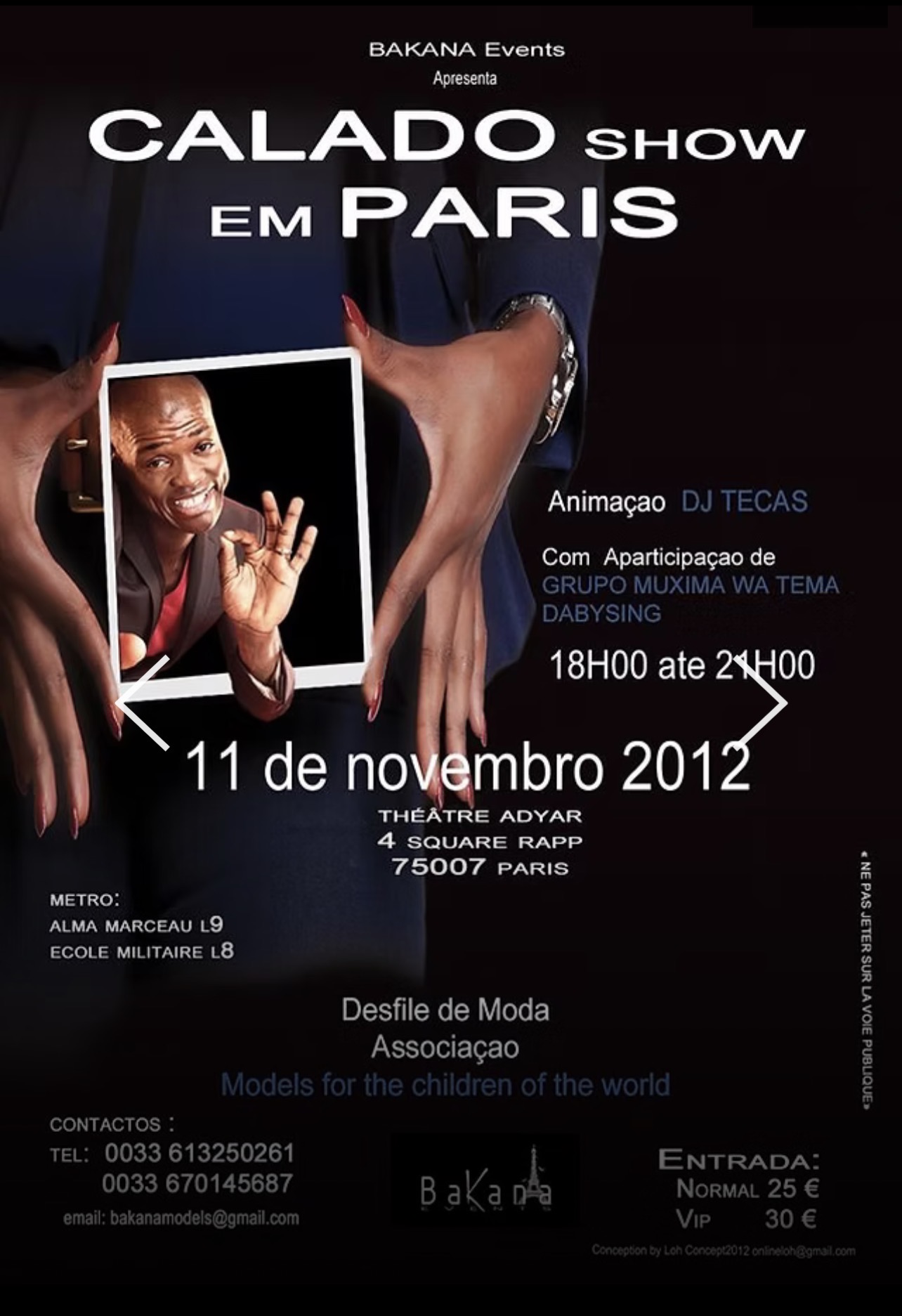 Calado Show · Paris