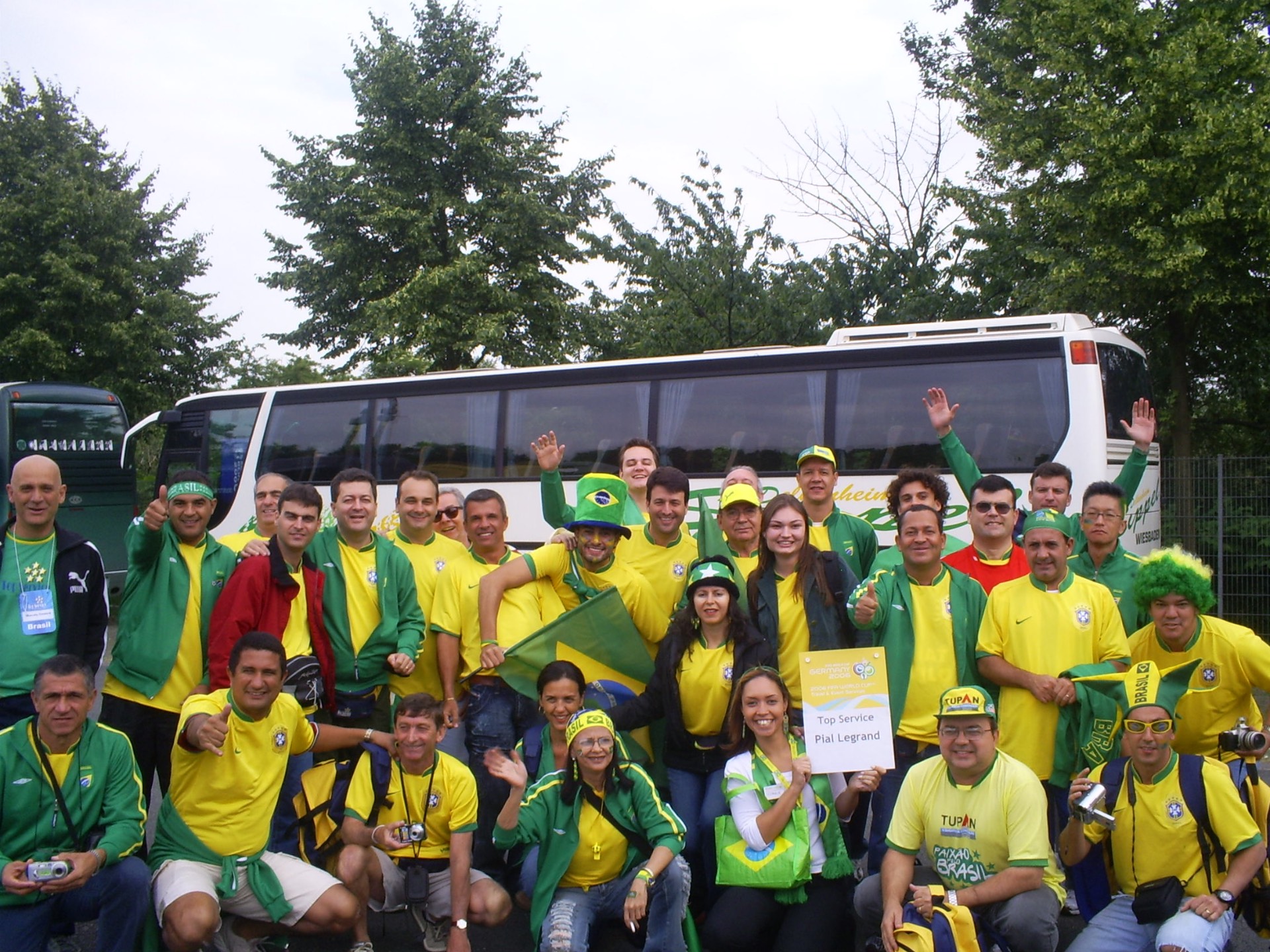 2006 FIFA World Cup, Germany · travel management with the Brazilian supporters, Top Service Pial LeGrand